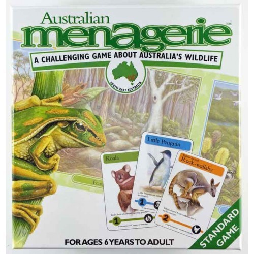 5 ADD ON PACKS AUSTRALIAN MENAGERIE BOARD GAME ABOUT AUSTRALIA'S WILDLIFE