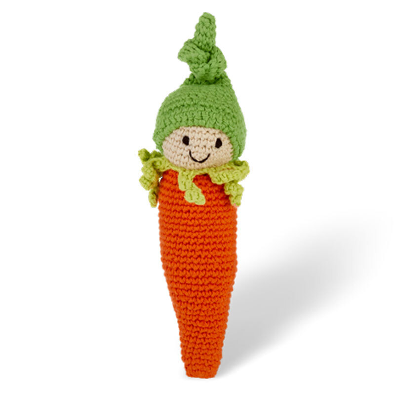 Pebble Friendly Baby Carrot Village Toys