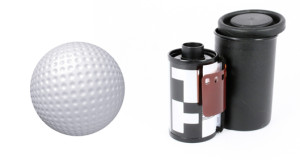 golf ball film cannister