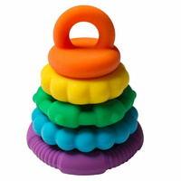 Jellystone Designs - Stacker and Teether (Rainbow)
