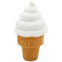 Iwako - Puzzle Eraser - Ice Cream (Cone with white soft cream)
