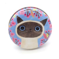Round Cat Tin (Siamese Blue Eyes)