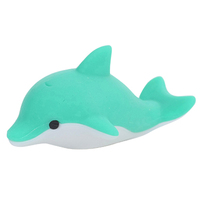 Iwako - Eraser (single) - Marine Animals Dolphin (Green)