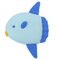 Iwako - Eraser (single) - Marine Animals - Sunfish (Blue)