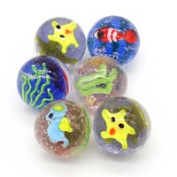 Glass Handmade Marble - Under the Sea (22mm)