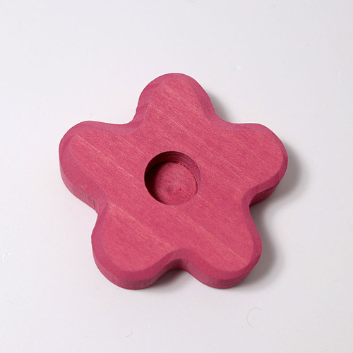 Grimms - Candle Holder Pink Flower
