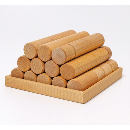 Grimms - Large Building Rollers (Natural)