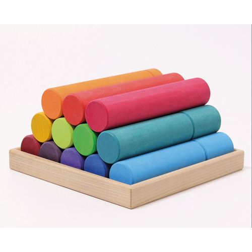 Grimms - Large Building Rollers (Rainbow)