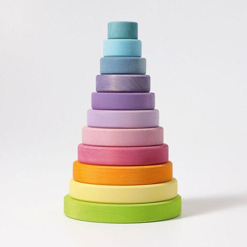 Grimms - Large Stacking Conical Tower Pastel