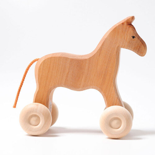 Grimms - Wooden Horse on Wheels (Willy)