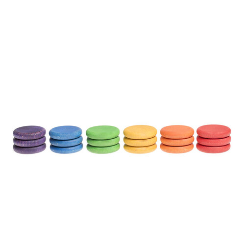 Grapat - Coins (Set of 18) in 6 colours