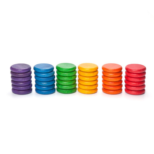 Grapat - Coins (Set of 36) in 6 colours