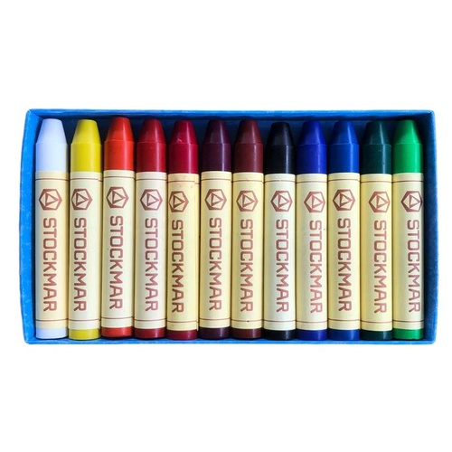 Stockmar - 12 Stick Crayons (in Cardboard Box)