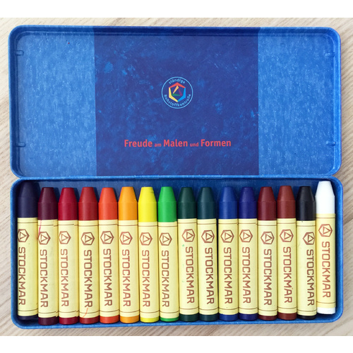 Stockmar - 16 Stick Crayons (in a Tin)
