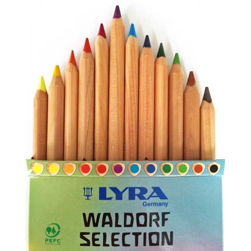 Lyra - Super Ferby Nature Waldorf Pencils - 12 pack