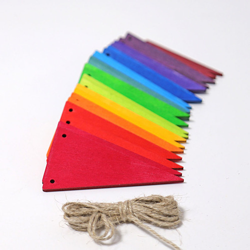 Grimms - Pennant Banner (Rainbow Colours)