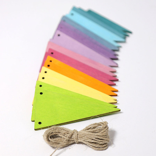 Grimms - Pennant Banner (Pastel Colours)