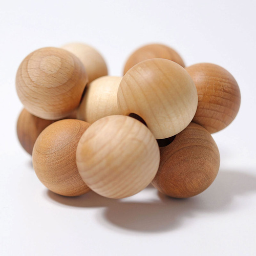 Grimms - Wooden Bead Grasper Natural