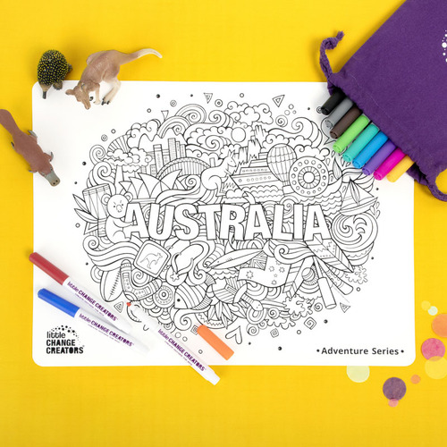 Little Change Creators - Australia Colouring Set