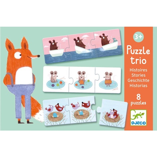 Djeco - Puzzle Trio - Stories