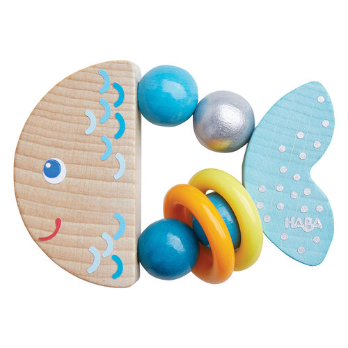 Haba - Clutching Toy - Fish rattle