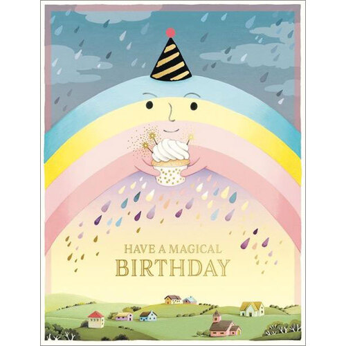 Foil Card - Rainbow Birthday