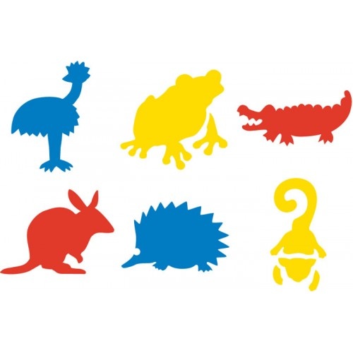 Stencils - Australian Animals Set 2 (Set of 6)