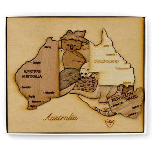 Australian Animals Wooden Puzzle (Double Layer, Small)