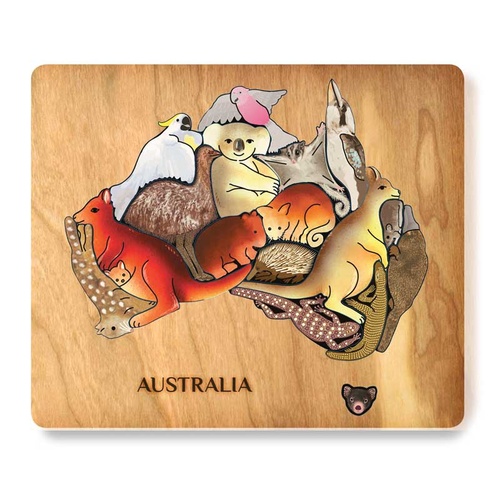 Animal Magic Wooden Puzzle - Australia