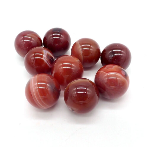 Marble - Red Banded Agate (20mm)