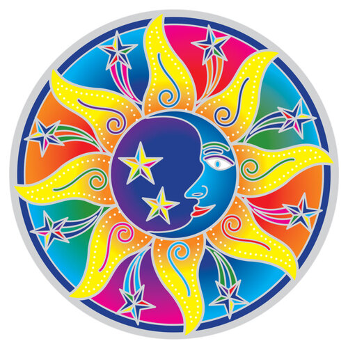 Sunseal - Sun Moon Stars Mandala